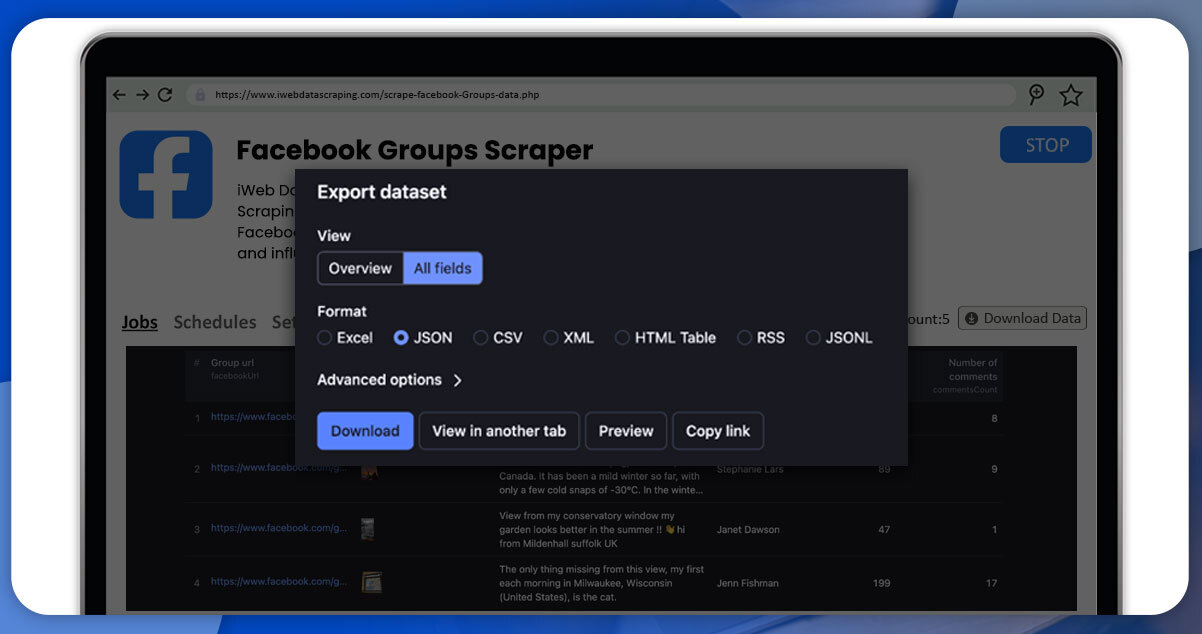 Export-the-data-in-the-desired-format,-including